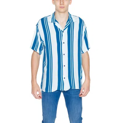 Jack & Jones Jack Jones Viscose Men's Shirt In Blue