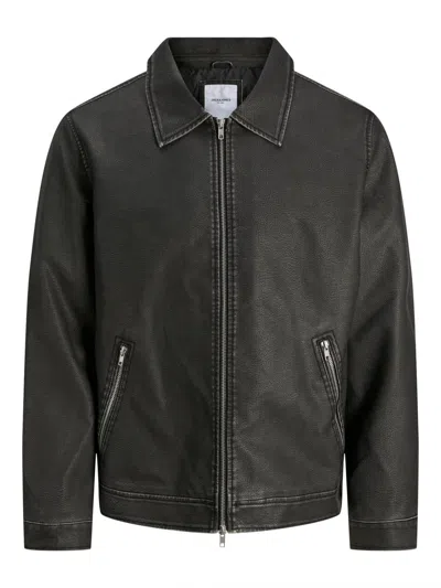 Jack & Jones Jackets And Jackets Man Jack And Jones 12278839 Jjecasablanca Pu Black