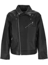 Jack & Jones Man Jacket Black Size S Bovine Leather In Multi
