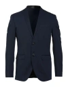 Jack & Jones Man Blazer Midnight Blue Size 40 Polyester, Viscose, Elastane