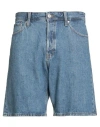 Jack & Jones Man Denim Shorts Blue Size Xl Cotton, Recycled Cotton In Blue