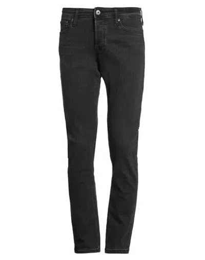 Jack & Jones Man Jeans Black Size 31w-32l Cotton, Polyester, Elastane