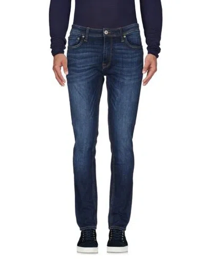 Jack & Jones Man Jeans Blue Size 27w-32l Cotton, Polyester, Elastane