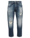 Jack & Jones Man Jeans Blue Size 29w-32l Cotton In Blue
