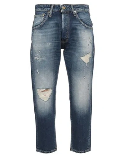 Jack & Jones Man Jeans Blue Size 29w-32l Cotton