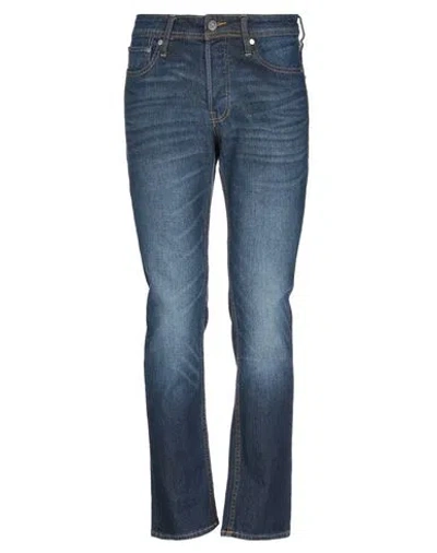 Jack & Jones Man Jeans Blue Size 29w-32l Cotton, Elastane