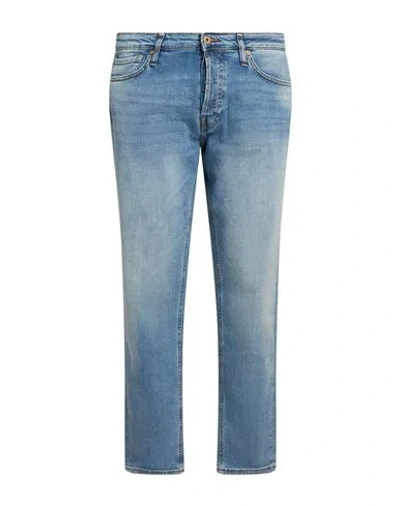 Jack & Jones Man Jeans Blue Size 29w-32l Cotton, Recycled Cotton, Elastane