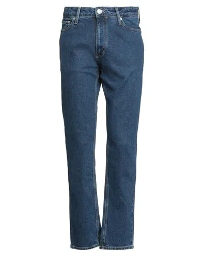 Jack & Jones Man Jeans Blue Size 31w-32l Cotton, Lyocell, Elastane