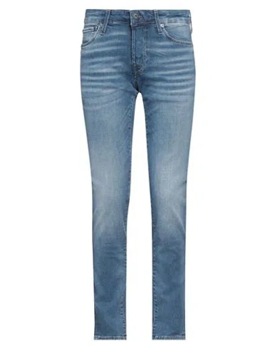 Jack & Jones Man Jeans Blue Size 31w-32l Cotton, Organic Cotton, Elastomultiester, Elastane