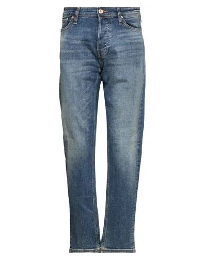 Jack & Jones Man Jeans Blue Size 31w-32l Cotton, Recycled Cotton, Elastane
