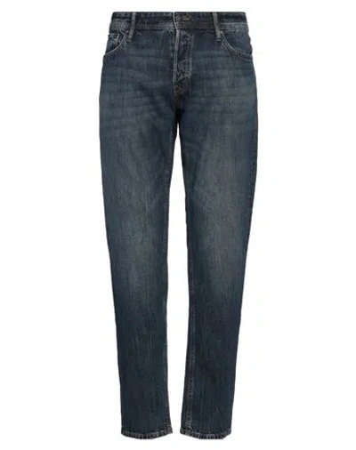 Jack & Jones Man Jeans Blue Size 30w-32l Cotton, Recycled Cotton, Elastane