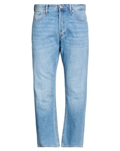 Jack & Jones Man Jeans Blue Size 32w-36l Cotton