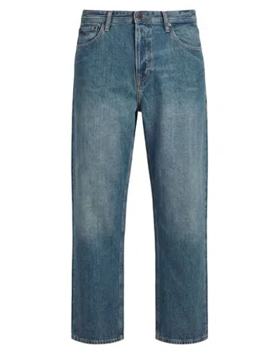 Jack & Jones Man Jeans Blue Size 32w-32l Cotton, Organic Cotton, Recycled Cotton