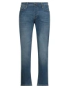 Jack & Jones Man Jeans Blue Size 34w-32l Cotton, Polyester, Recycled Cotton, Elastane In Blue