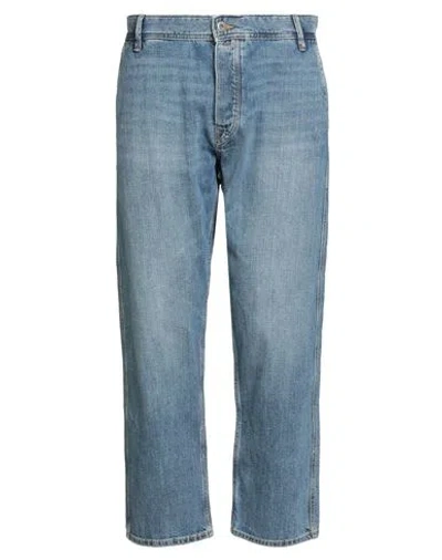 Jack & Jones Man Jeans Blue Size 34w-32l Cotton, Polyester, Recycled Cotton, Elastane