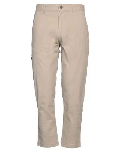 Jack & Jones Man Pants Beige Size 33w-32l Cotton, Elastane In Neutral