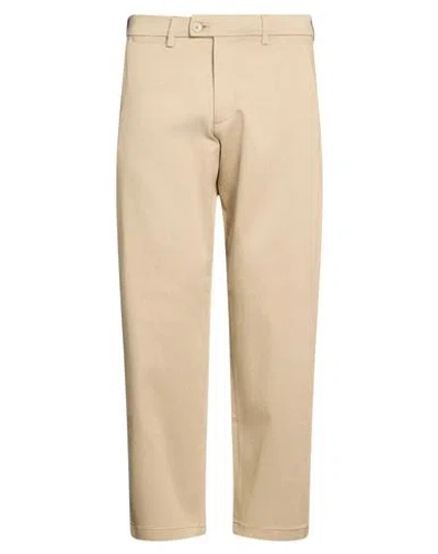 Jack & Jones Man Pants Beige Size 36w-32l Cotton, Polyester, Elastane In Neutral