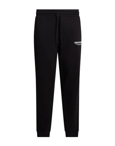 Jack & Jones Man Pants Black Size Xs Cotton, Recycled Polyester