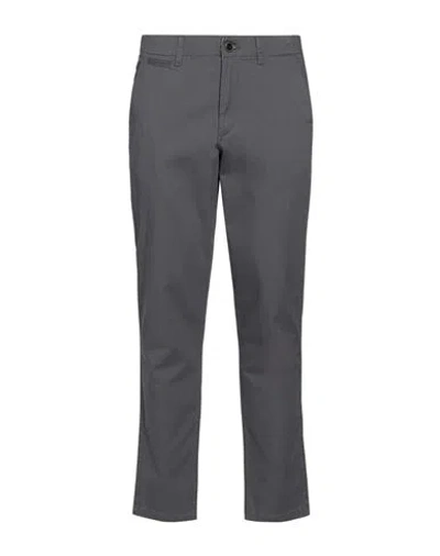 Jack & Jones Man Pants Grey Size 30w-34l Cotton, Elastane