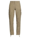 Jack & Jones Man Pants Khaki Size 33w-34l Cotton In Green