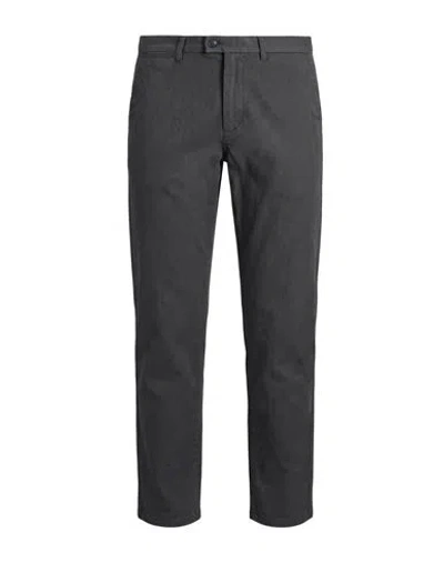 Jack & Jones Man Pants Lead Size 32w-32l Organic Cotton, Polyester, Elastane In Gray