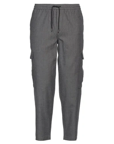 Jack & Jones Man Pants Lead Size Xl Cotton In Grey