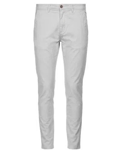 Jack & Jones Man Pants Light Grey Size 29w-32l Cotton, Elastane In Blue