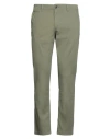 Jack & Jones Man Pants Military Green Size 34w-32l Cotton, Elastane