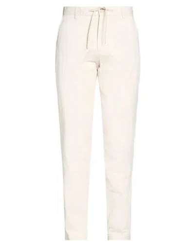 Jack & Jones Man Pants Off White Size 34w-32l Cotton, Elastane