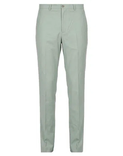 Jack & Jones Man Pants Sage Green Size 34 Polyester, Wool, Elastane