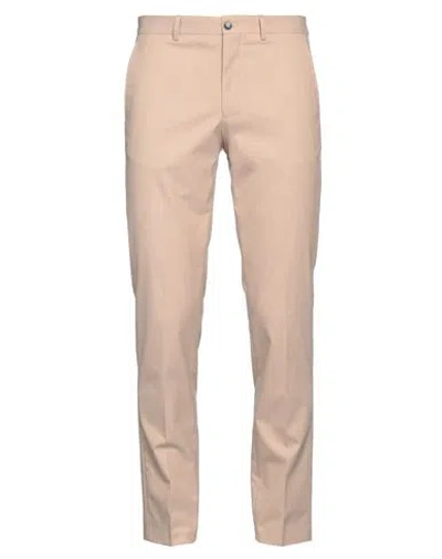 Jack & Jones Man Pants Sand Size 38 Polyester, Viscose, Elastane In Beige