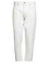 Jack & Jones Man Pants White Size 34w-32l Organic Cotton, Recycled Cotton In White
