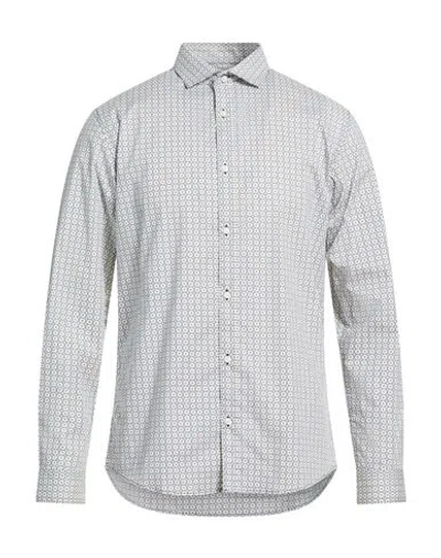 Jack & Jones Man Shirt Blue Size S Organic Cotton, Cotton, Elastane