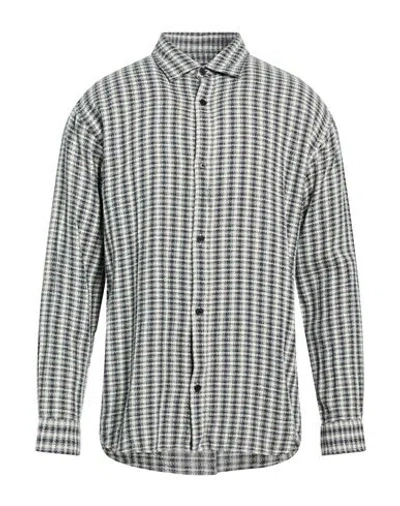Jack & Jones Man Shirt Charcoal Size Xl Cotton In Gray