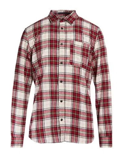 Jack & Jones Man Shirt Red Size S Cotton, Polyester