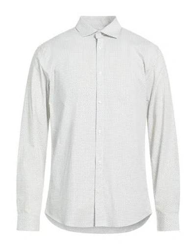 Jack & Jones Man Shirt White Size S Cotton, Elastane