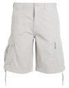 Jack & Jones Man Shorts & Bermuda Shorts Light Grey Size Xl Cotton