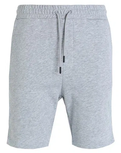 Jack & Jones Man Shorts & Bermuda Shorts Light Grey Size Xxl Cotton, Polyester, Viscose In Gray
