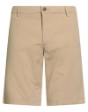 Jack & Jones Man Shorts & Bermuda Shorts Sand Size Xl Cotton, Recycled Cotton, Elastane In Brown