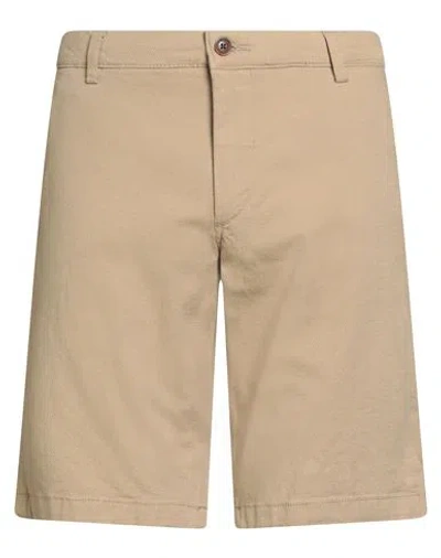 Jack & Jones Man Shorts & Bermuda Shorts Sand Size Xl Cotton, Recycled Cotton, Elastane In Brown