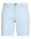 Jack & Jones Man Shorts & Bermuda Shorts Sky Blue Size Xl Cotton, Recycled Cotton, Elastane In Blue