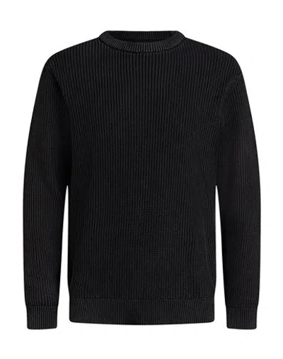 Jack & Jones Man Sweater Black Size M Cotton