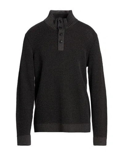 Jack & Jones Man Sweater Grey Size Xl Acrylic, Cotton In Black