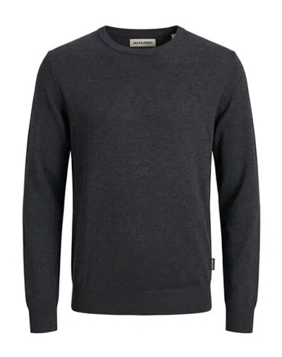 Jack & Jones Man Sweater Navy Size M Cotton, Recycled Polyester
