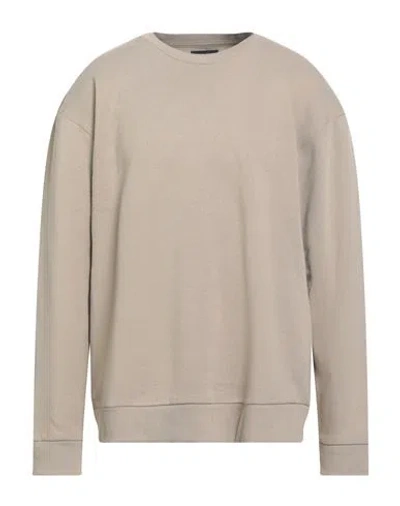 Jack & Jones Man Sweatshirt Beige Size Xxl Cotton, Polyester