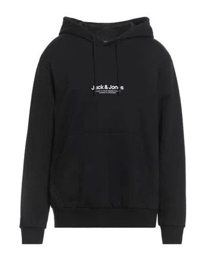 Jack & Jones Man Sweatshirt Black Size Xs Cotton, Polyester