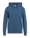 Jack & Jones Man Sweatshirt Blue Size Xxl Organic Cotton, Polyester, Cotton