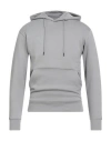 Jack & Jones Man Sweatshirt Grey Size L Organic Cotton, Polyester, Cotton In Gray