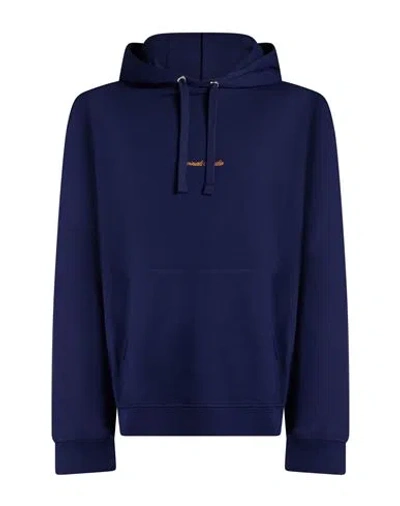 Jack & Jones Man Sweatshirt Midnight Blue Size Xxl Cotton, Recycled Polyester