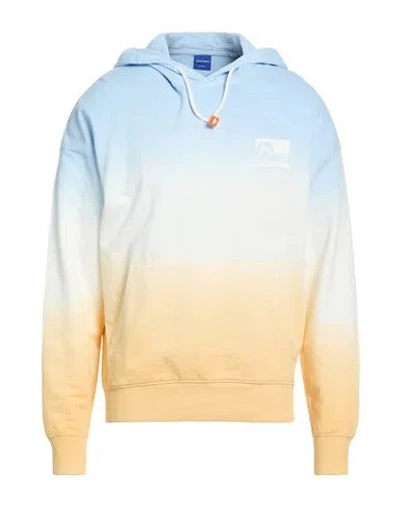 Jack & Jones Man Sweatshirt Sky Blue Size M Cotton
